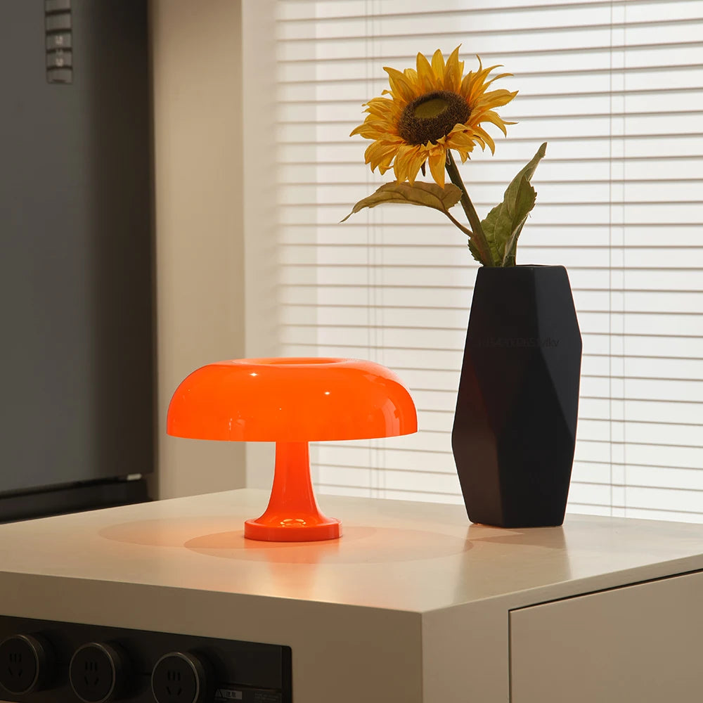 Candeeiro de Mesa Cogumelo decorativo led
