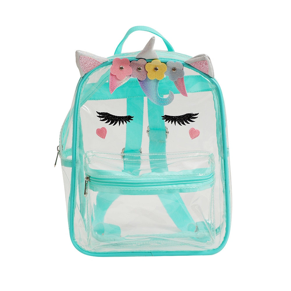 Mochila Unicornio Transparente