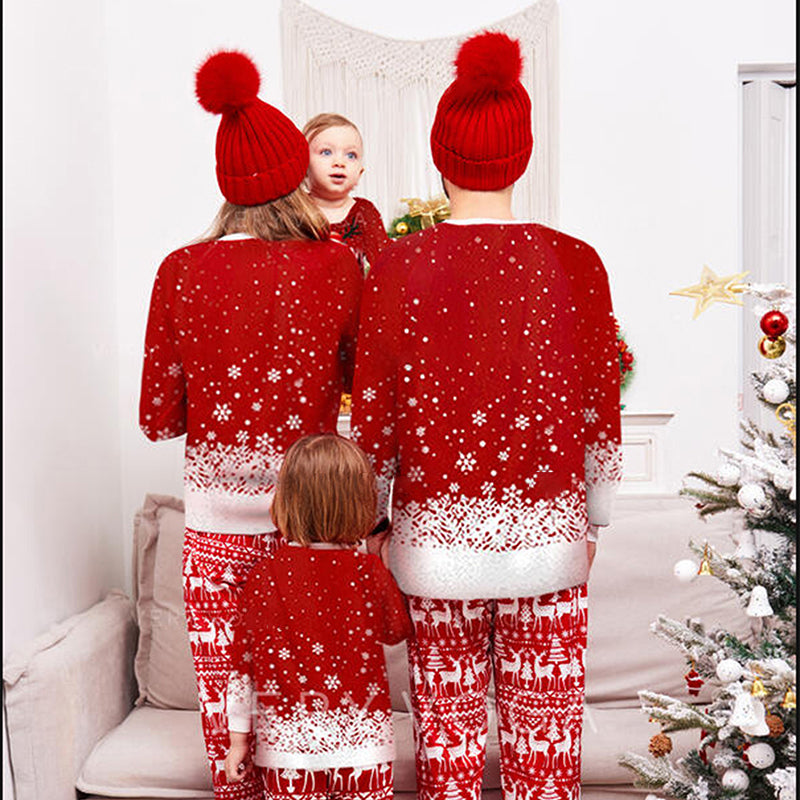 pijama de natal familia rena