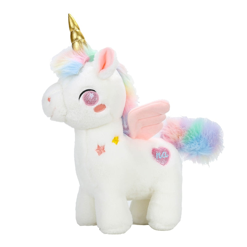 Unicórnio de Peluche Branco