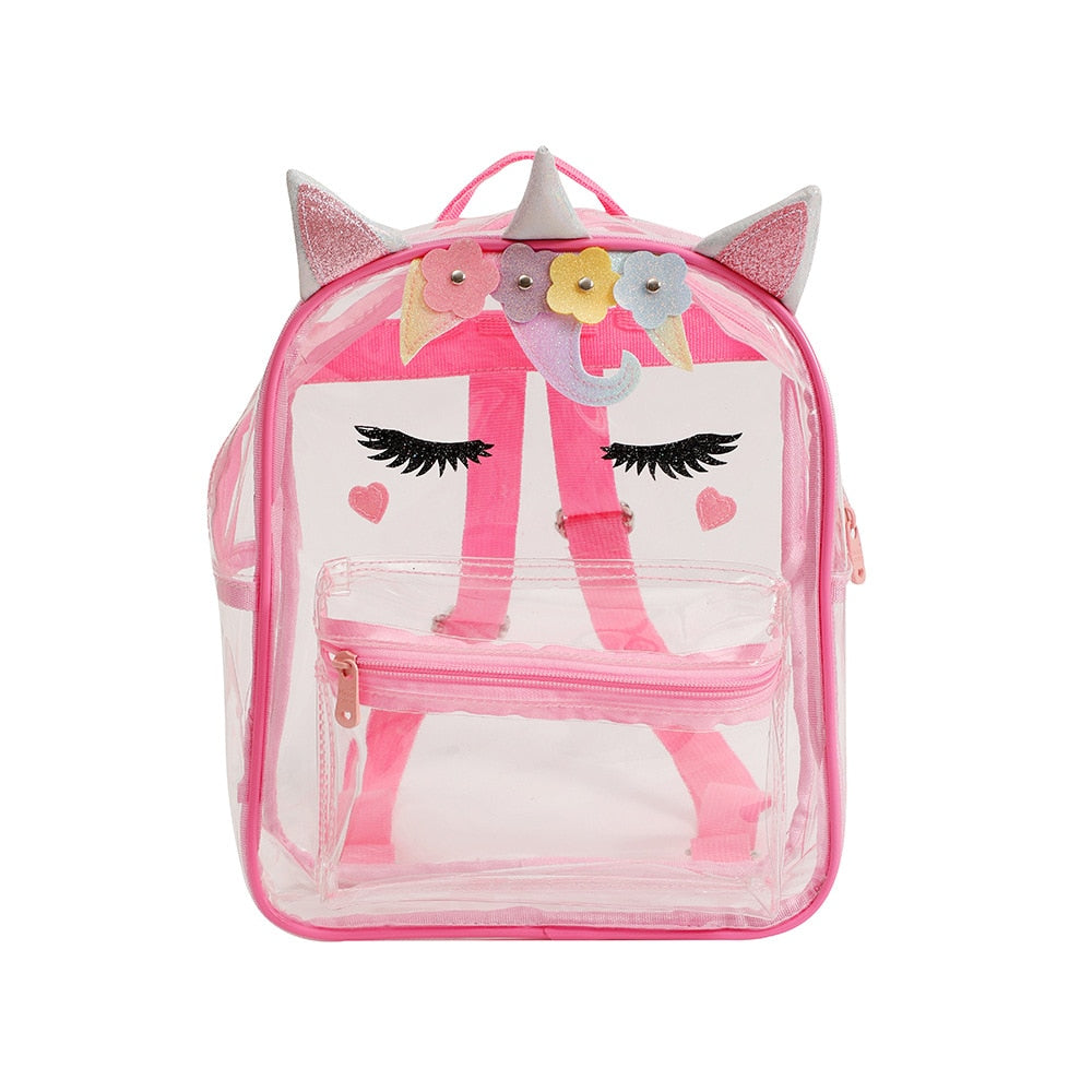 Mochila Unicórnio Transparente