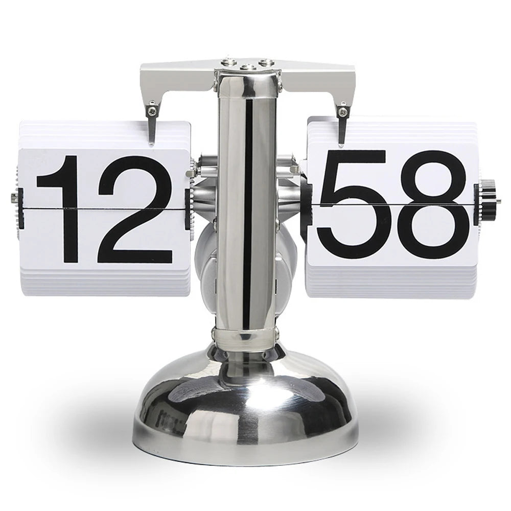 Relógio de Mesa Antigo Flip Clock decorativo