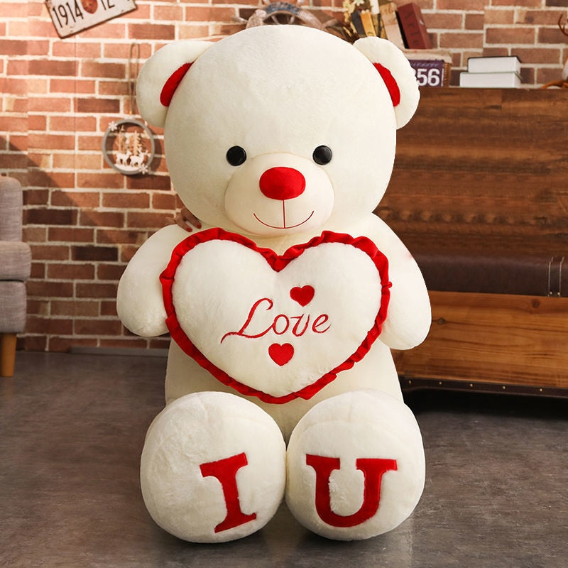 Urso de Peluche Grande I Love U (80cm-100cm)