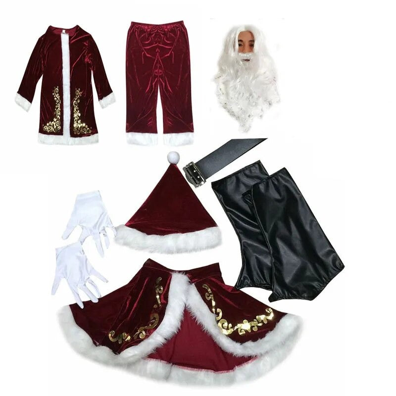 disfarce fato pai natal homem completo