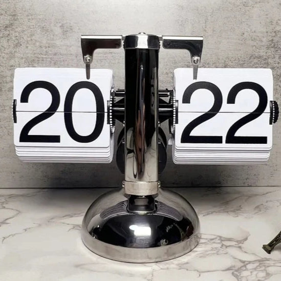 Relogio decorativo de Mesa Antigo Flip Clock