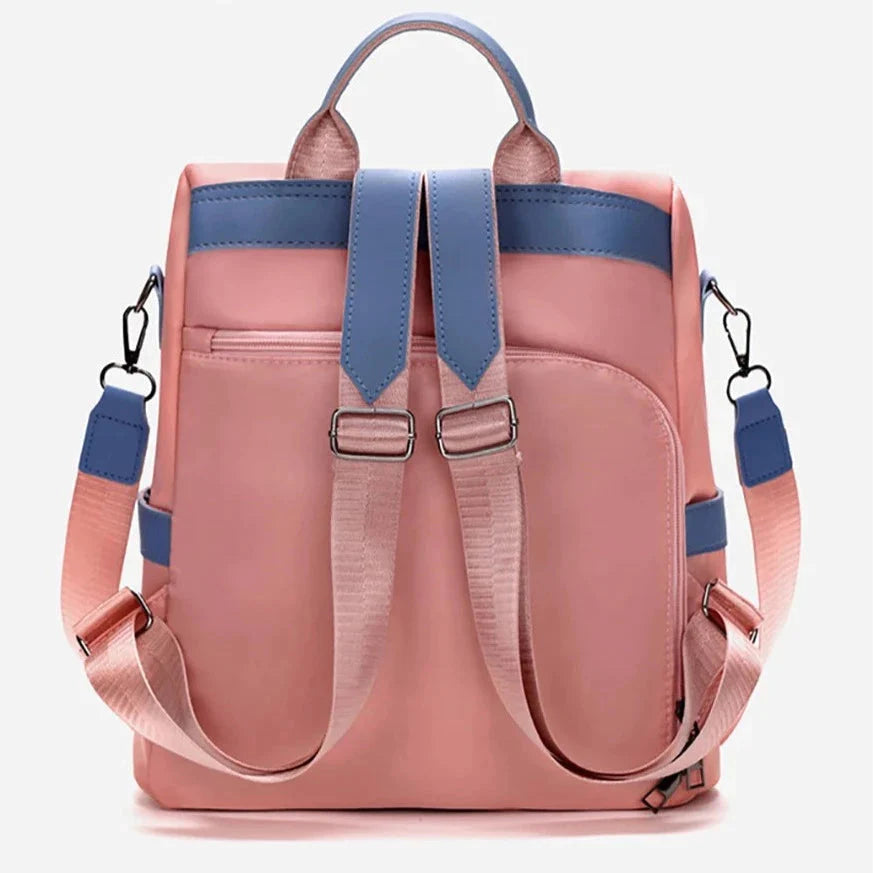 Mochila pequena antirroubo feminina da moda