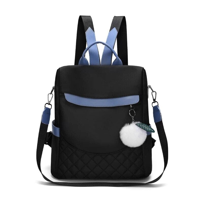 Mochila pequena antirroubo feminina da moda