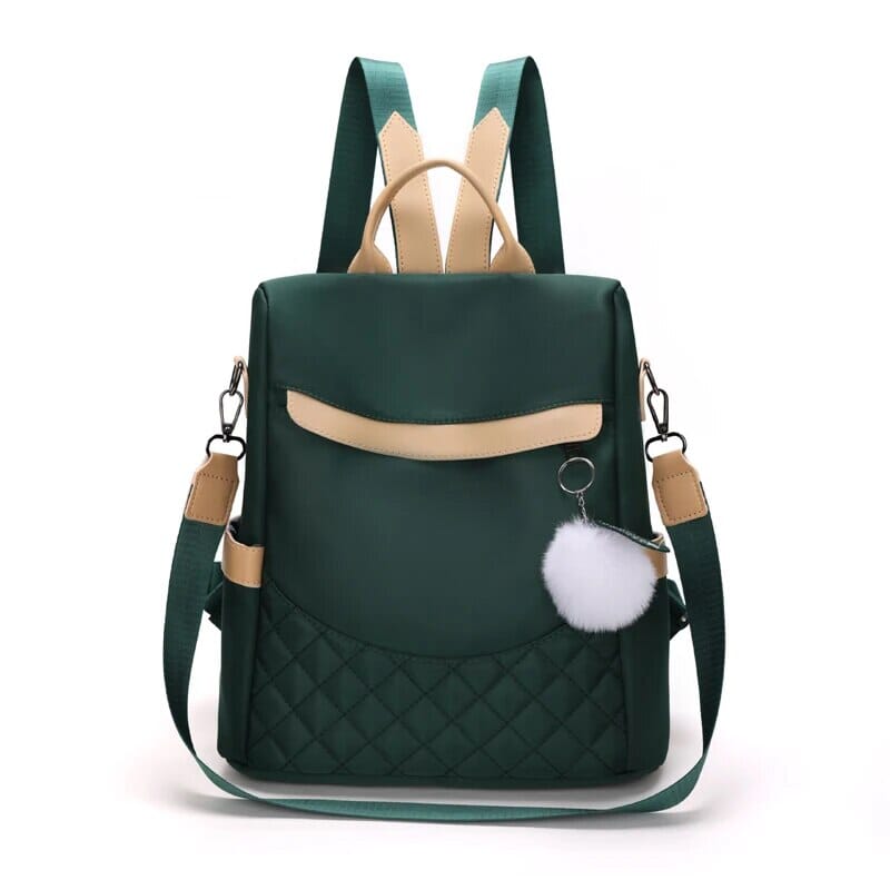 Mochila pequena antirroubo feminina da moda