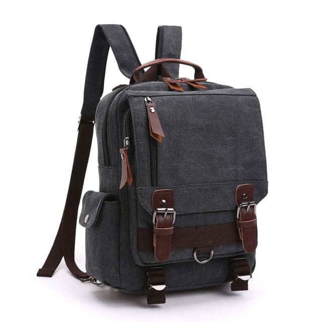 Mochila pequena de viagem vintage para mulheres em tecido retrô