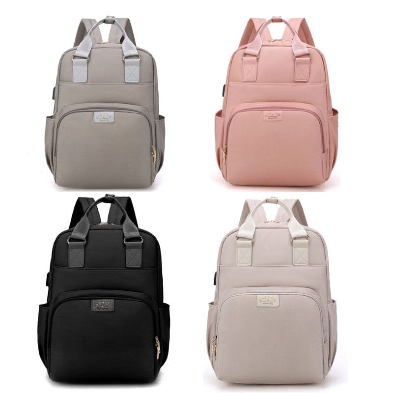 Moda múmia mochila mochila de fraldas para bebê