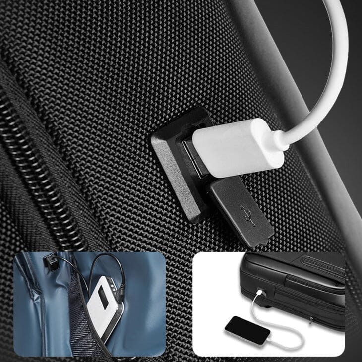 Mochila conectada masculina (17 polegadas)