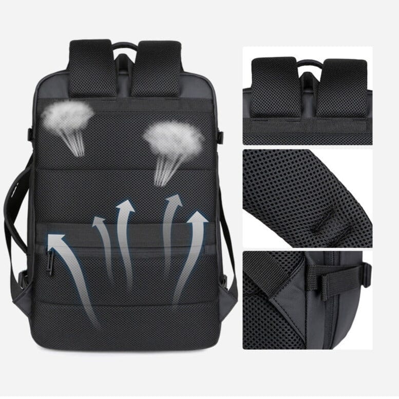 Mochila expansível conectada por USB (17 polegadas)