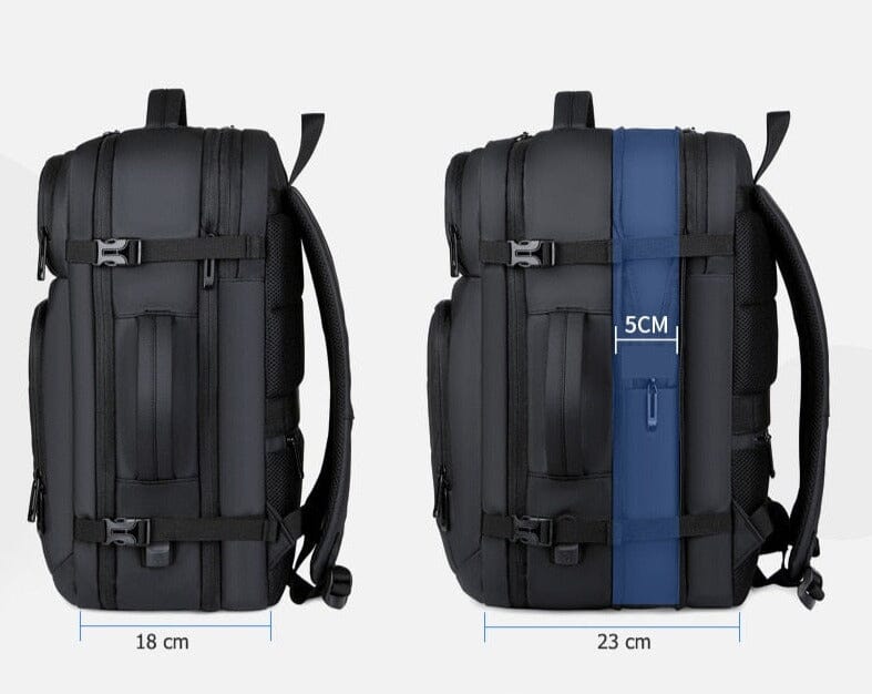 Mochila expansível conectada por USB (17 polegadas)