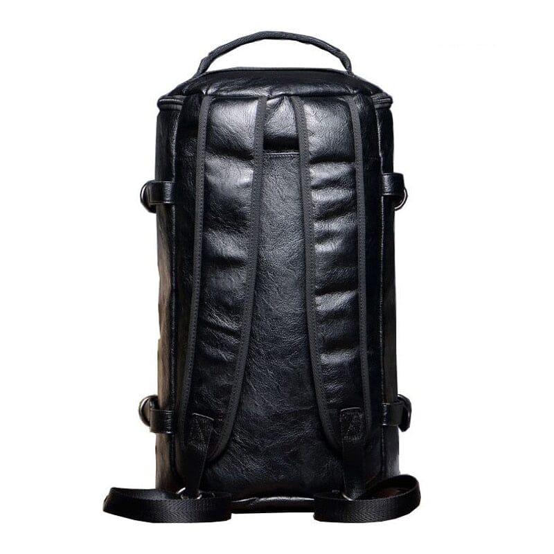 Mochila de viagem vintage preta para viagem