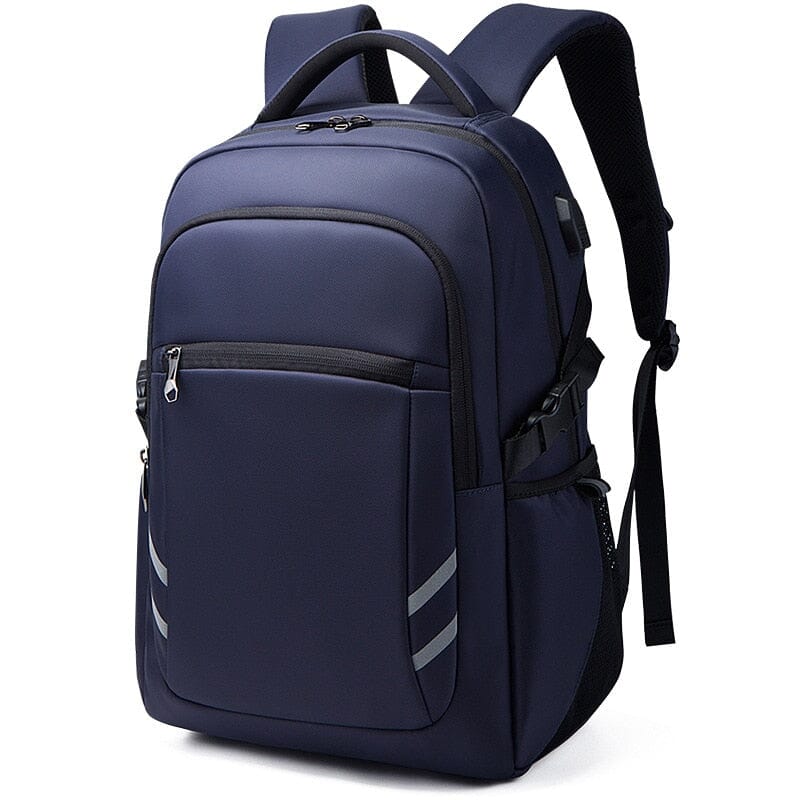 Mochila masculina para laptop de viagem conectada (15,6 polegadas)