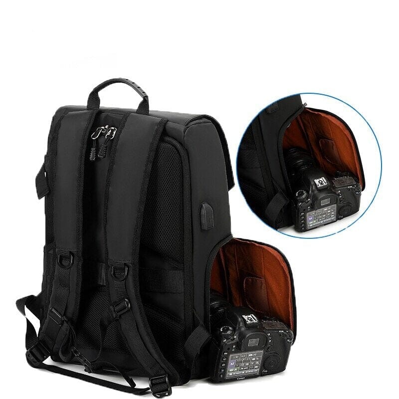 Mochila profissional para fotos de viagem