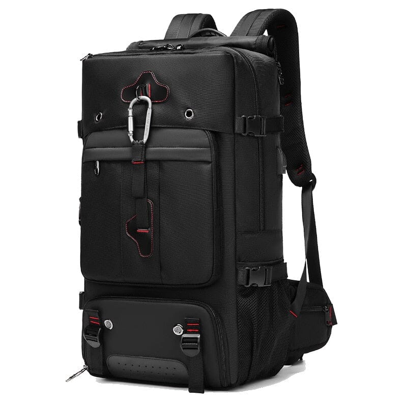 Mochila conversível e expansível para viagem rodoviária