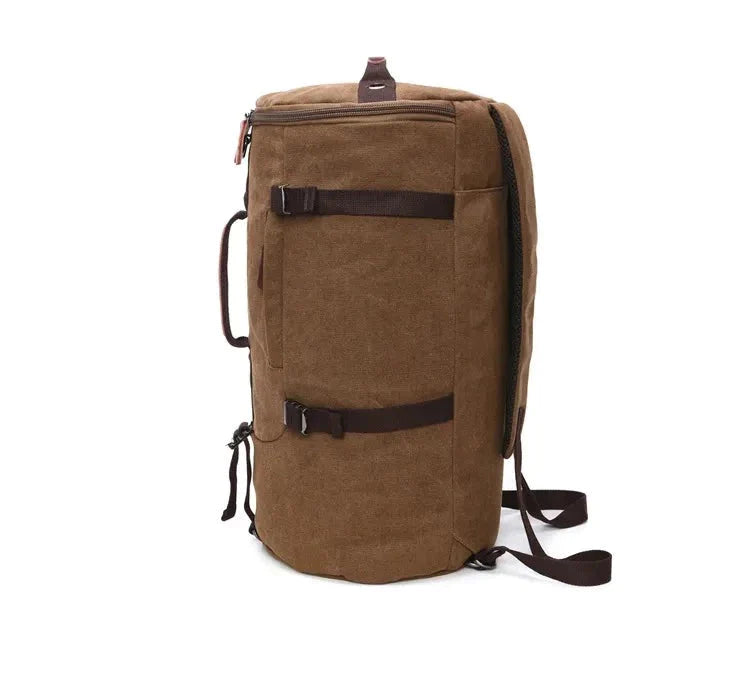 Mochila conversível de lona vintage