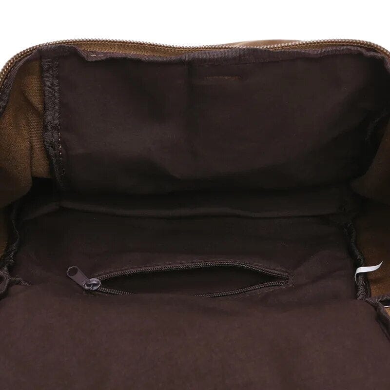 Mochila conversível de lona vintage