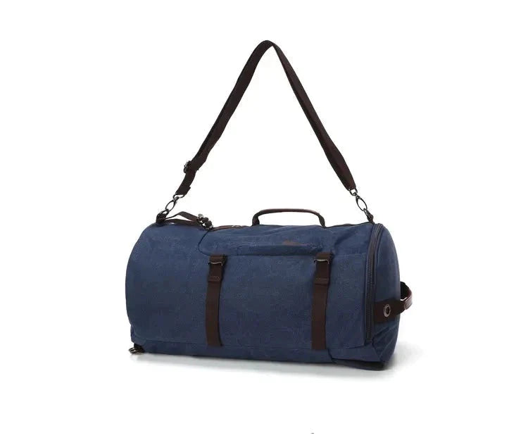 Mochila conversível de lona vintage