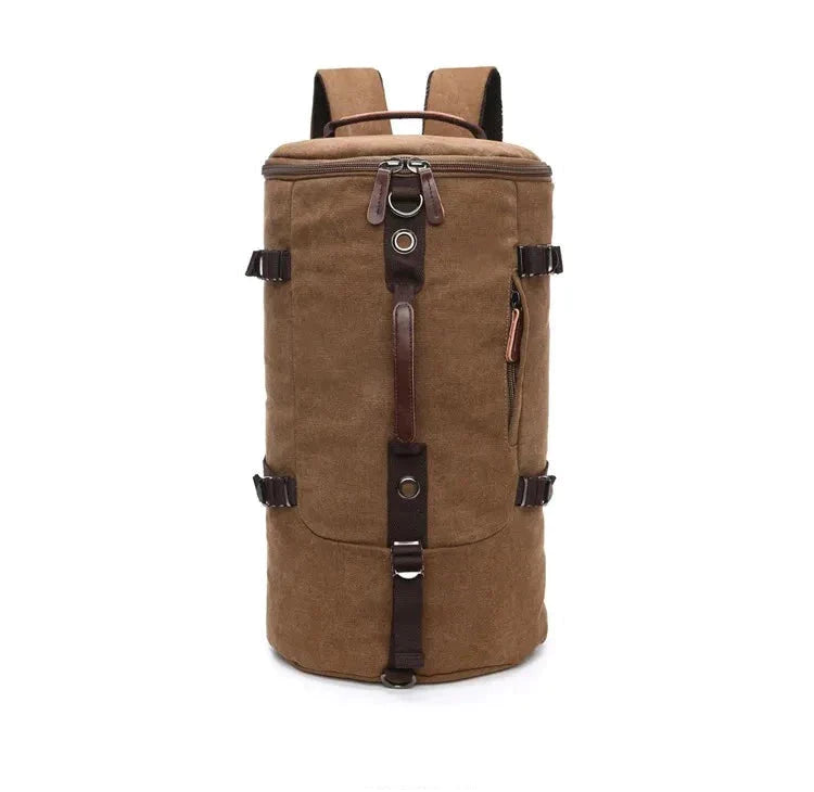 Mochila conversível de lona vintage