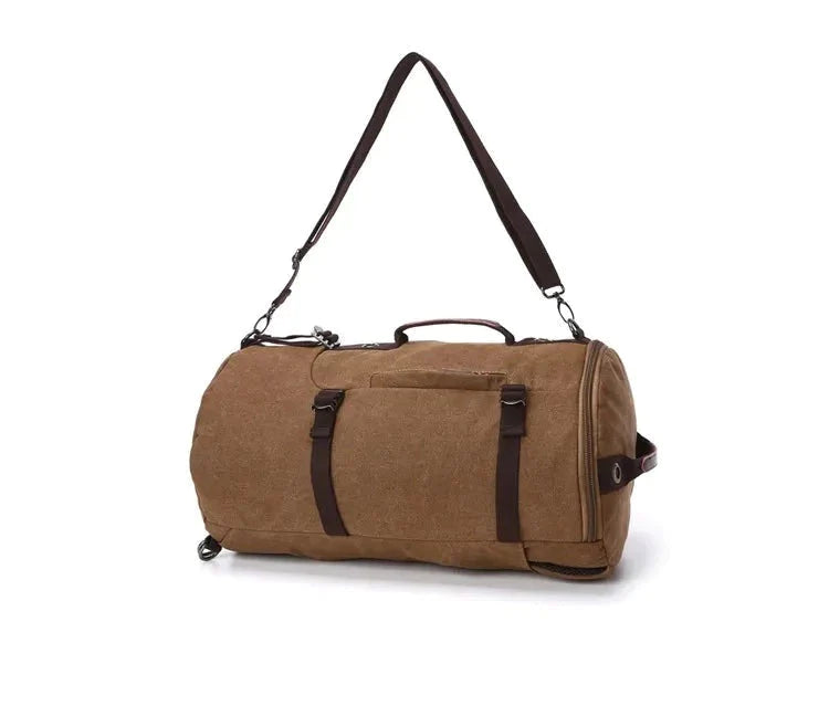 Mochila conversível de lona vintage