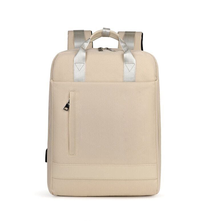 Mochila de viagem USB para avião feminino
