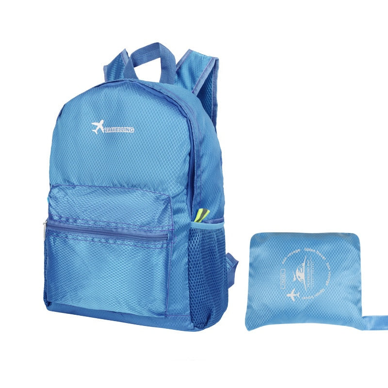 Mochila de viagem dobrável