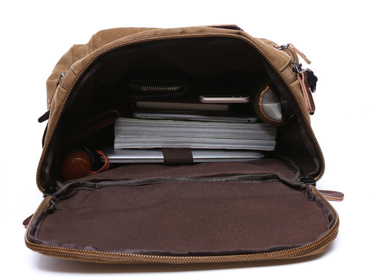 Mochila de viagem vintage nômade