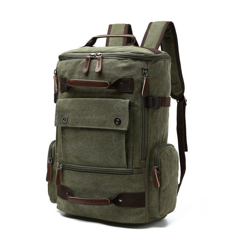 Mochila de viagem vintage nômade