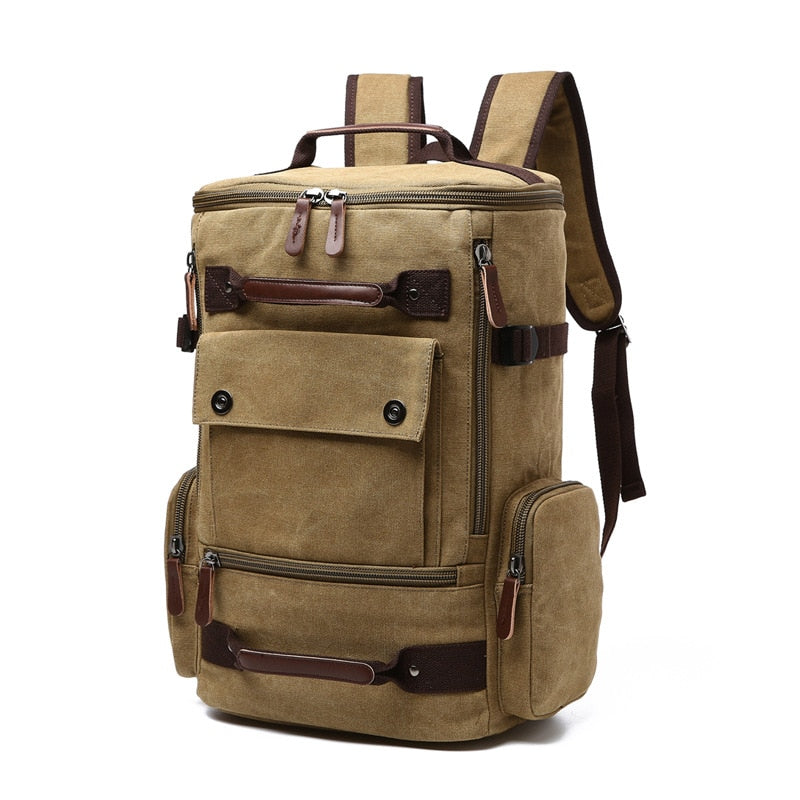 Mochila de viagem vintage nômade