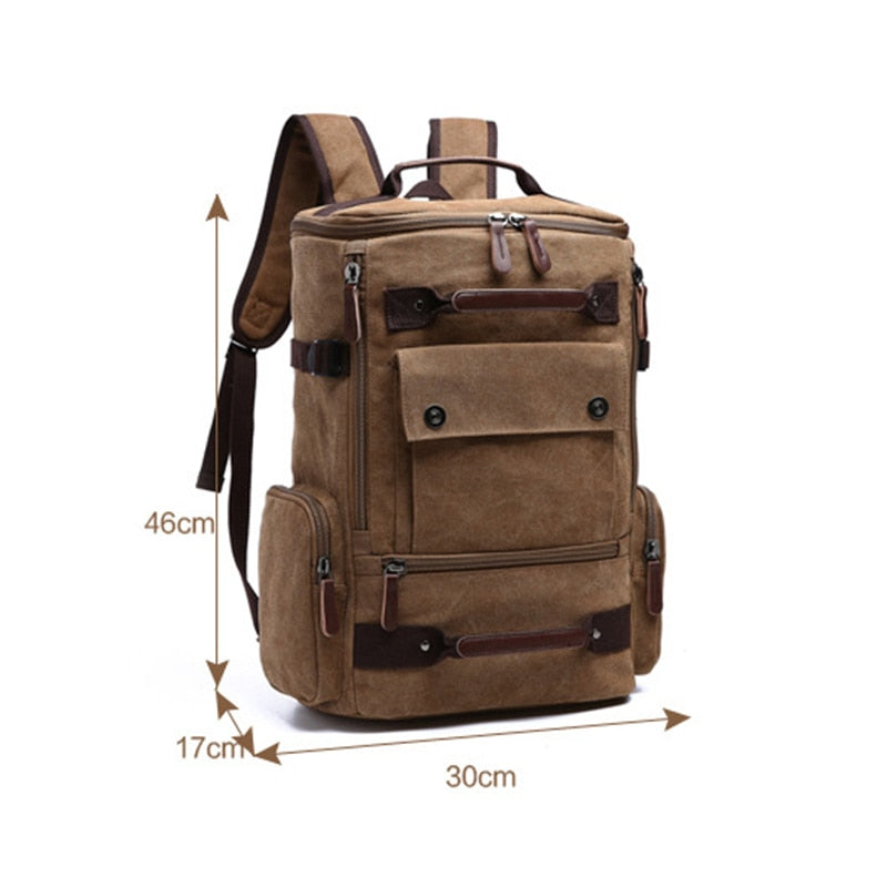 hom mochila vintage grande