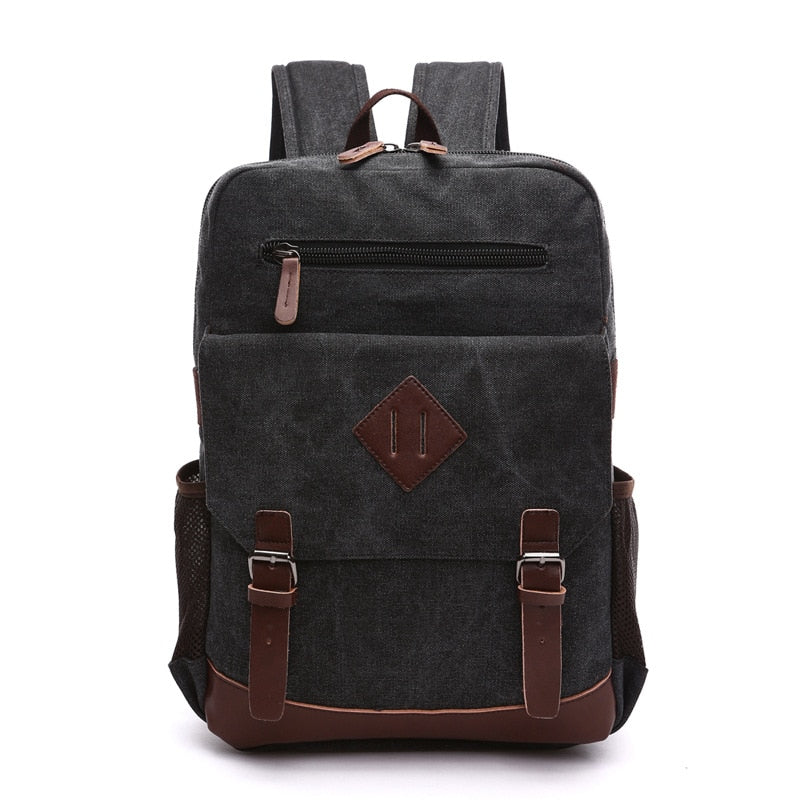 mochila vintage homem escolar
