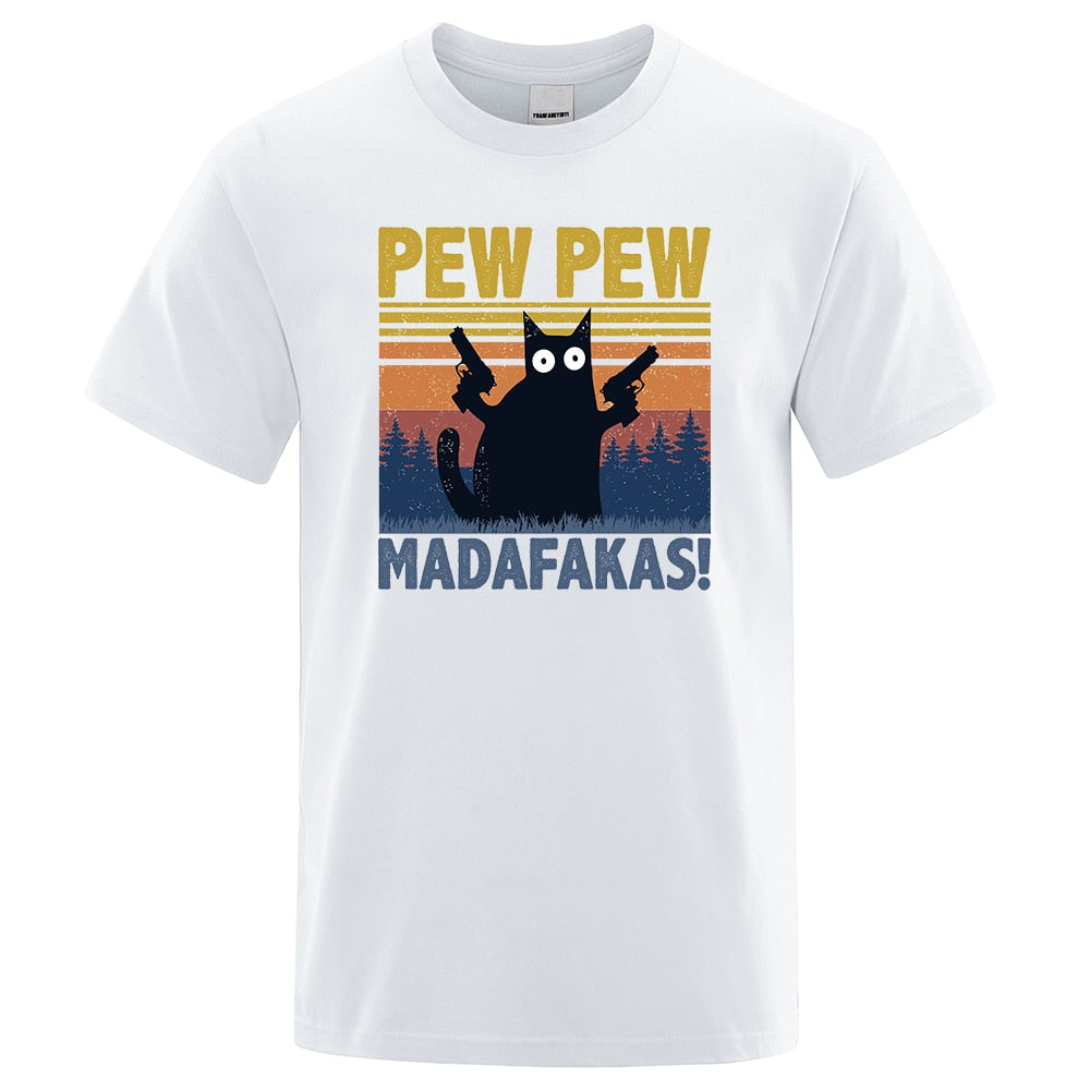 Tee Shirt Engraçada Pew Pew Madafakas