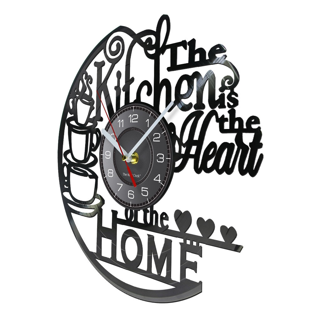 decoracao relogio de parede para cozinha the kitchen is the heart of the house