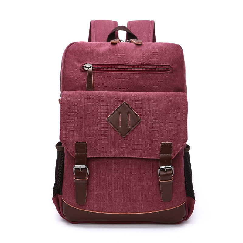 mochila vintage escolar mulher