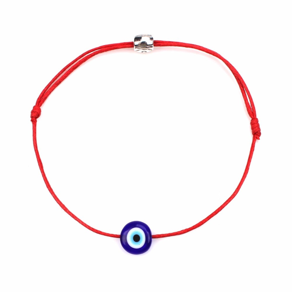 Pulseira Olho Turco Macrame vermelho