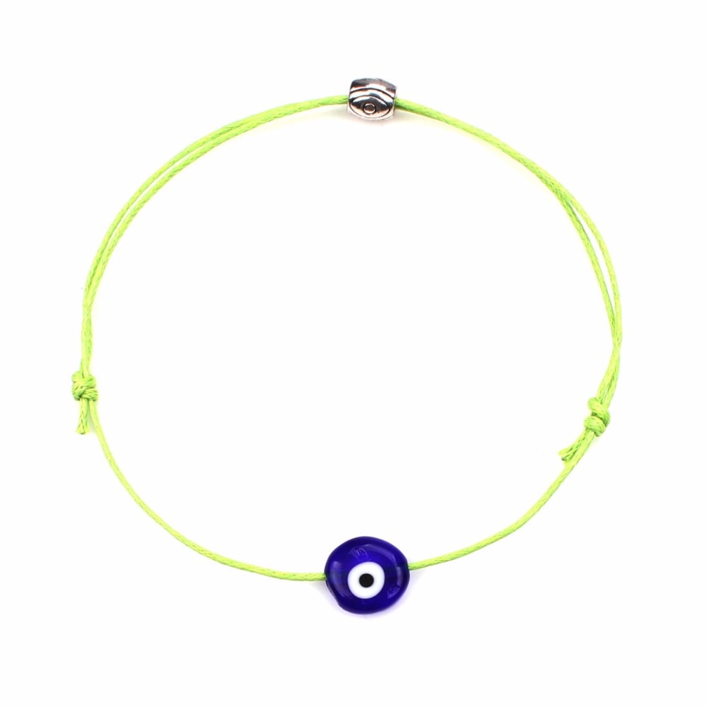 Pulseira Olho Turco Macramé verde