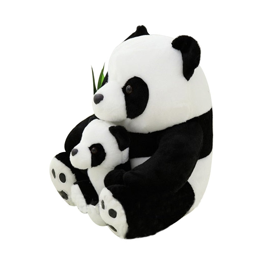 Peluche Panda Mãe Bebé 25cm
