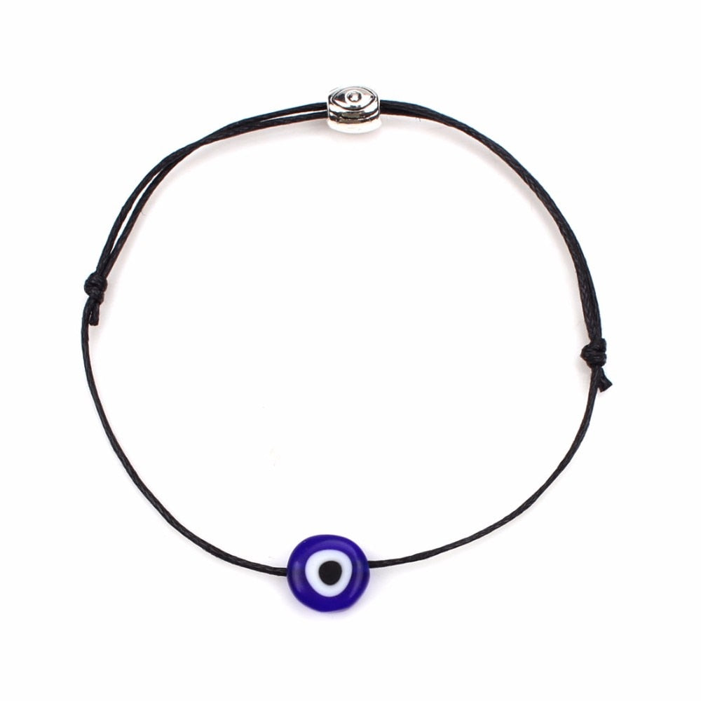 Pulseira Olho Turco Macramé preto