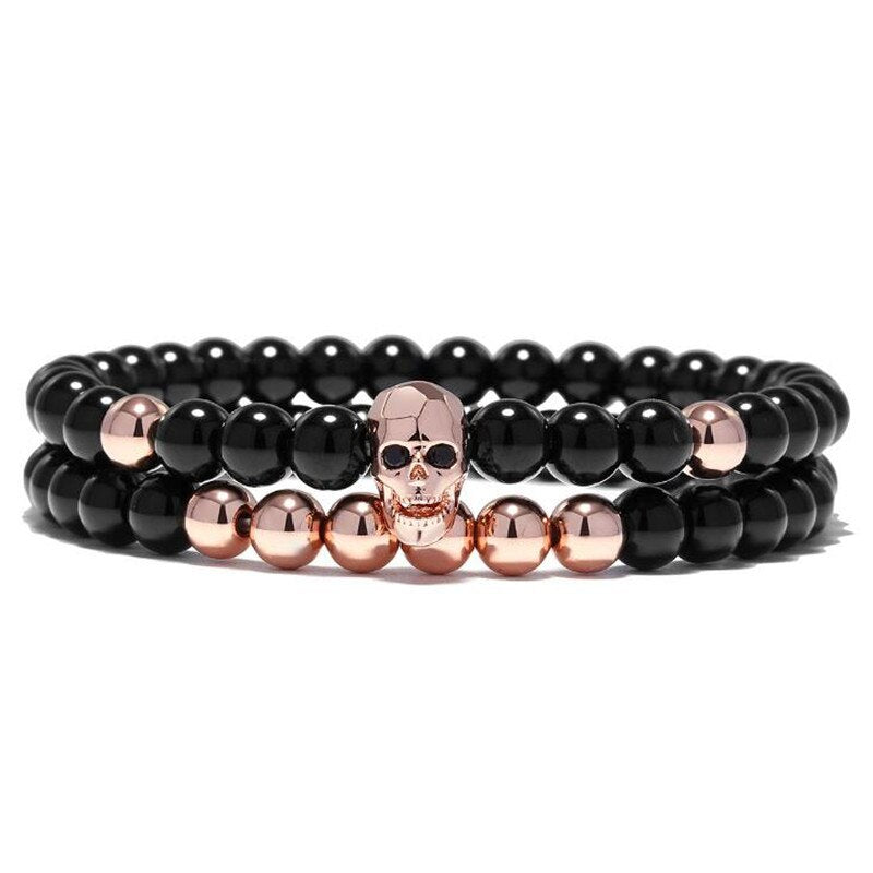 pulseira onyx caveira