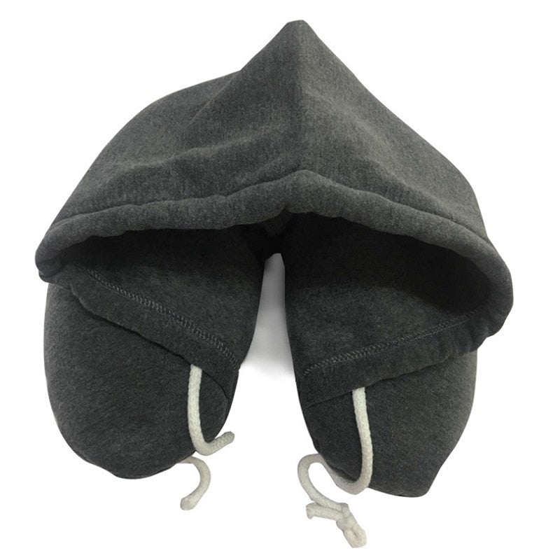 Almofada para Viagem com Capuz