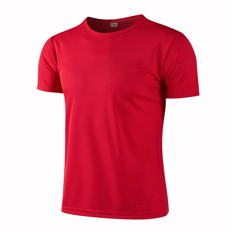 t shirt desporto basica homem vermelho