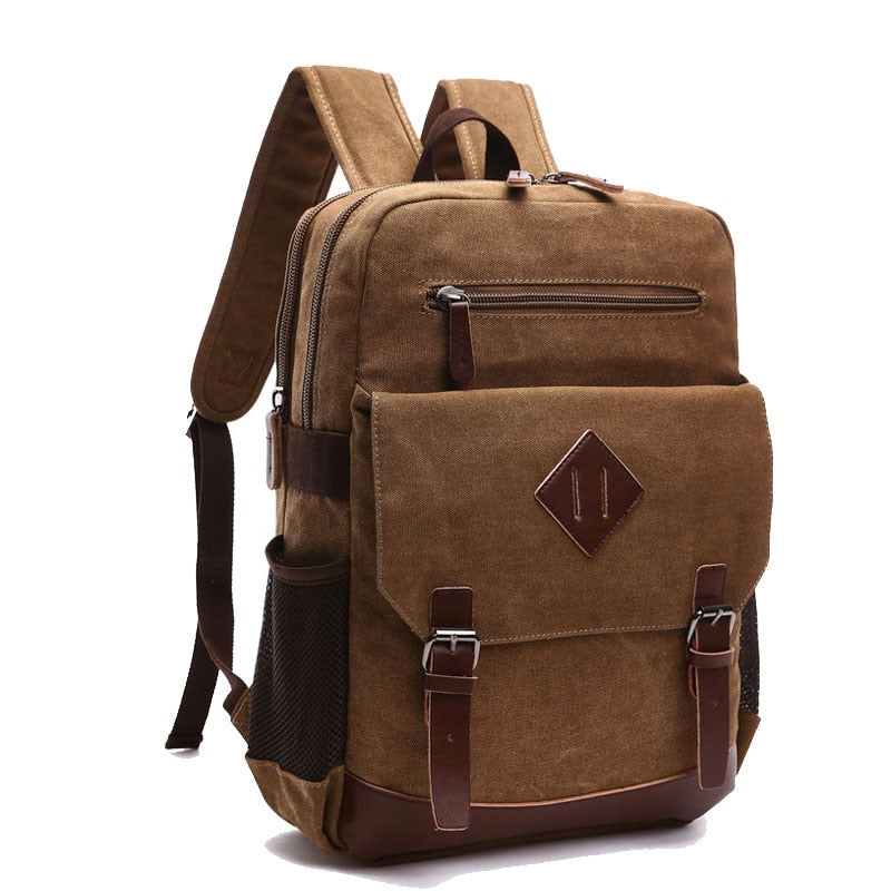 mochila vintage escolar