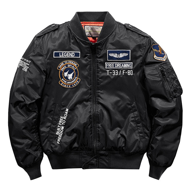 Casaco Aviador Piloto preto