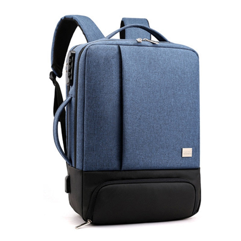 Mochila Anti-Roubo Laptop 15.6'' azul