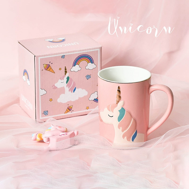 Caneca Unicórnio Rosa