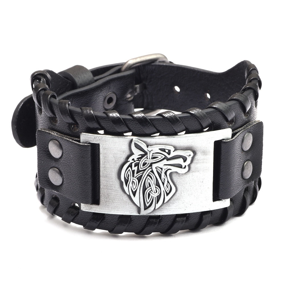 Pulseira Viking Lobo Fenrir homem