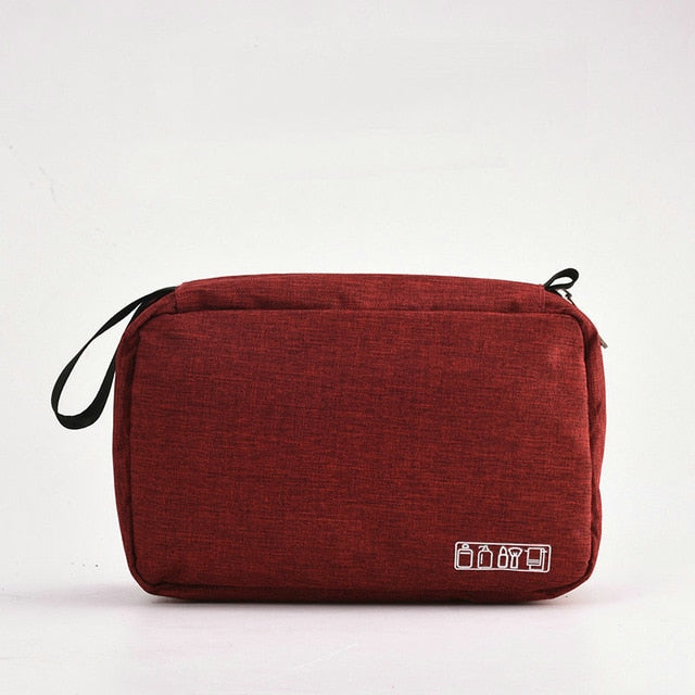necessaire viagem grande vermelho