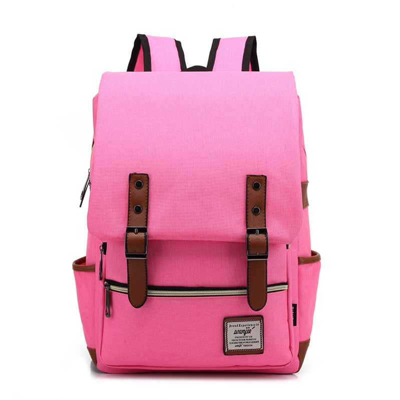 mochila escolar vintage viagem